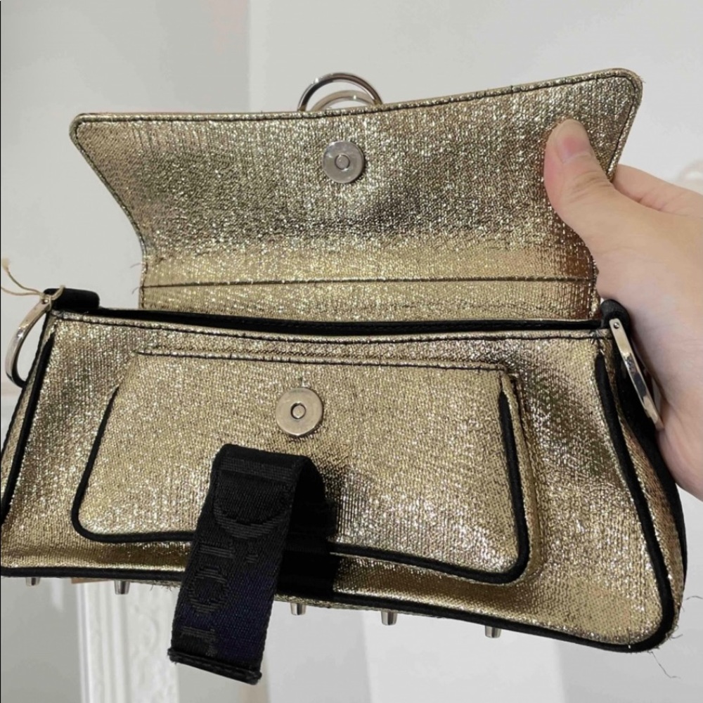 DIOR HARDCORE SILK HANDBAG RARE - Picture 8 of 8